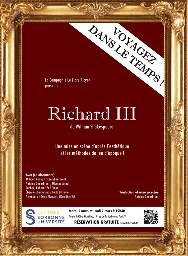 Richard III Affiche Richard III